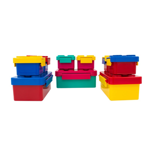 ظرف غذای کودک لیلیان 3 تکه طرح پازل Lilian Lunch Box_اسباب بازی
